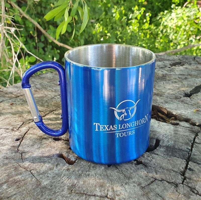 Stainless Steel Thermo Mug - Blue